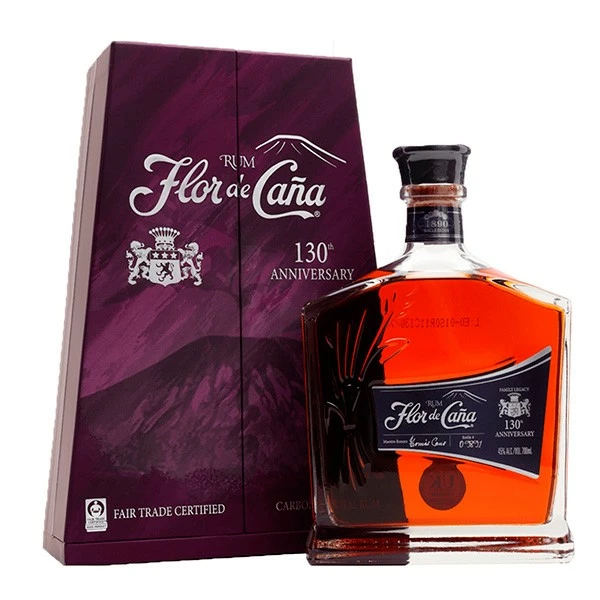 Flor De Caña 130 Aniversario Estuchado Volumen 70cl 3 Flor De Caña 130 Aniversario Estuchado Volumen 70cl